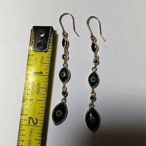 925 Evil Eye Earrings